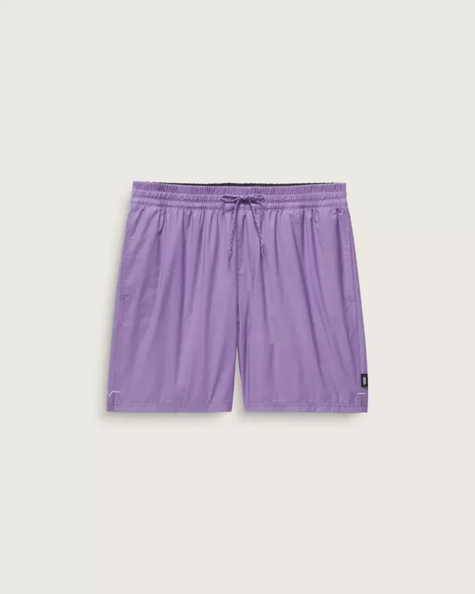 Boardshort élastique solide de 17 pouces