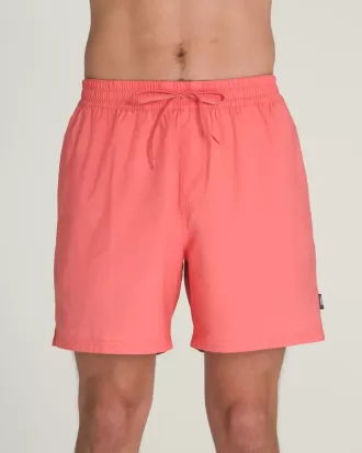 Boardshort élastique solide de 17 pouces
