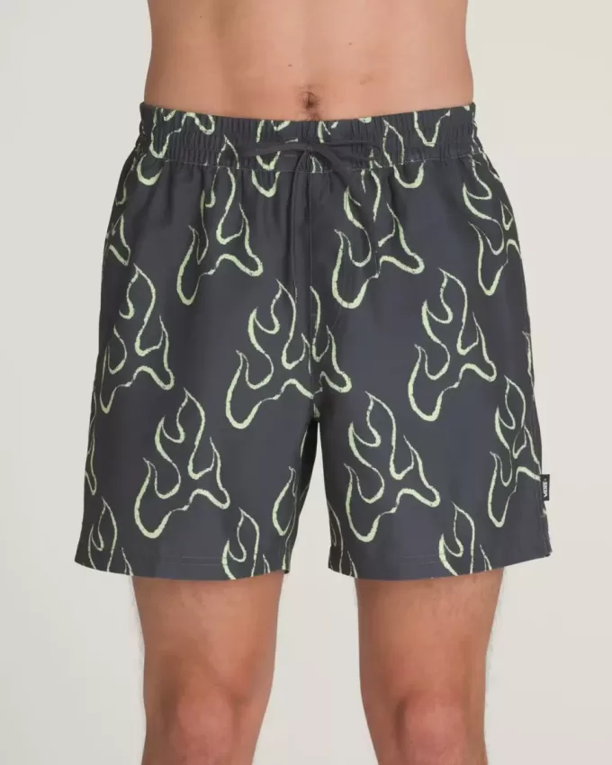 Boardshort élastique solide de 17 pouces