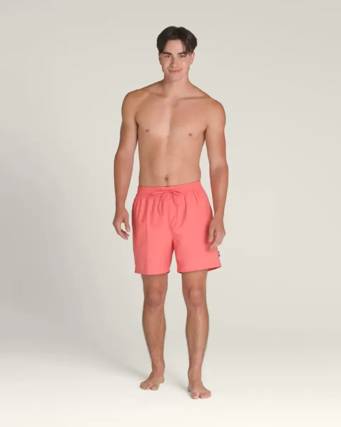 Boardshort élastique solide de 17 pouces