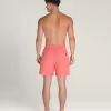 Boardshort élastique solide de 17 pouces