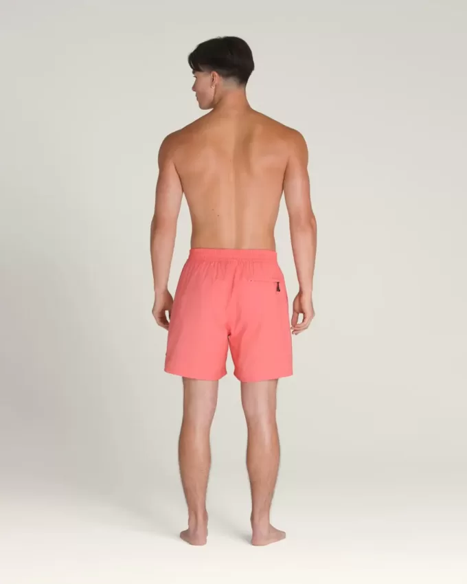 Boardshort élastique solide de 17 pouces