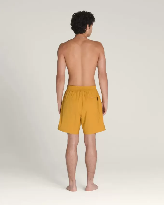 Boardshort élastique solide de 17 pouces