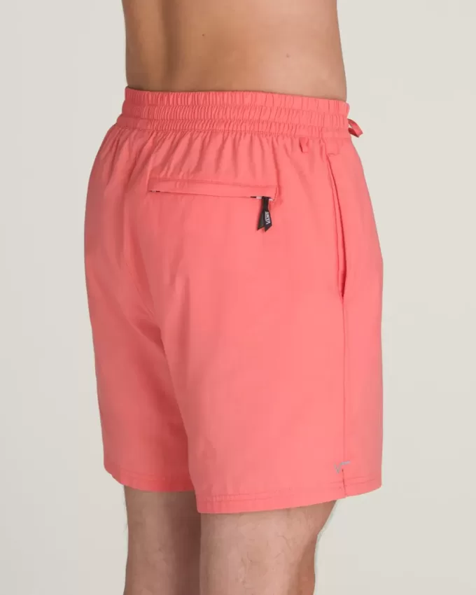 Boardshort élastique solide de 17 pouces