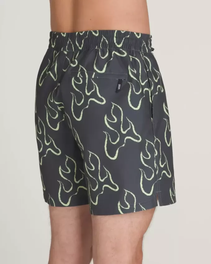 Boardshort élastique solide de 17 pouces