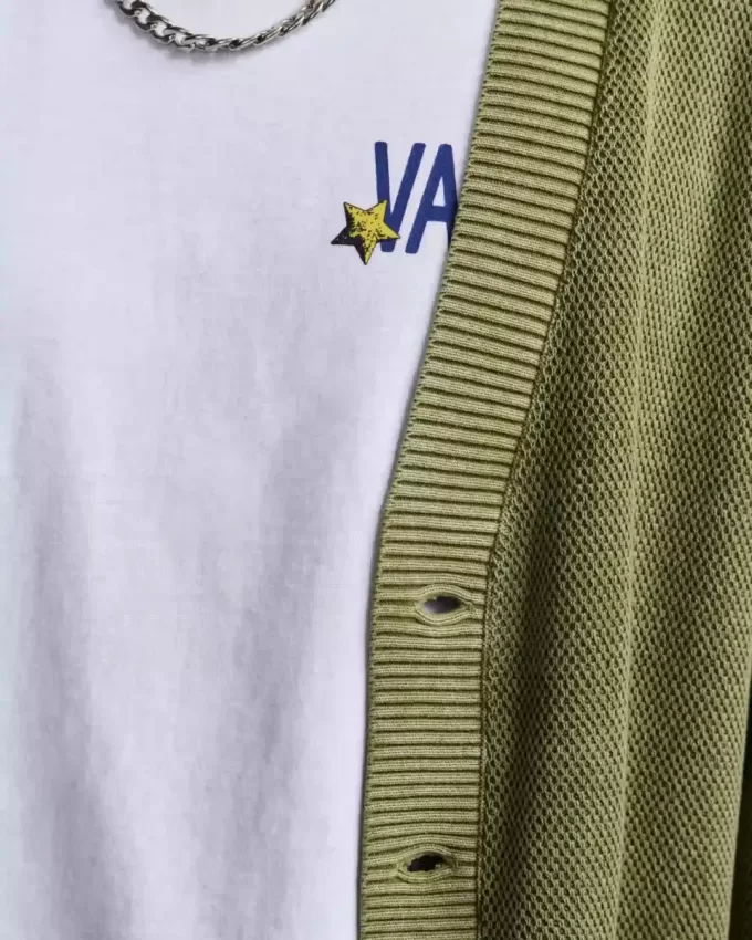 Cardigan délavé à l&rsquo;acide Bayview