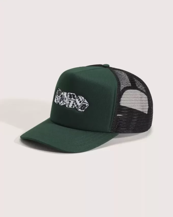 Casquette de camionneur avec logo en dés