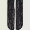 Chaussettes mi-mollet en dentelle