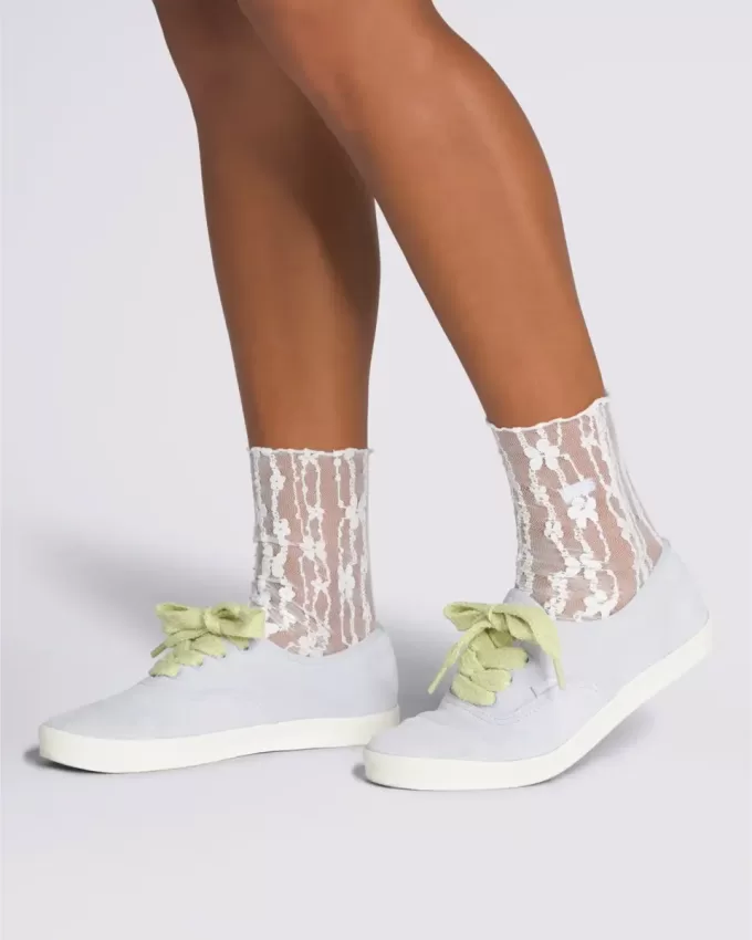 Chaussettes mi-mollet en dentelle