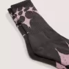 Chaussettes mi-mollet à motif éclaboussures de skate