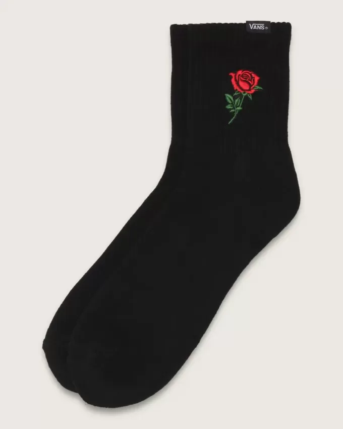 Chaussettes mi-mollet à motif rose unique