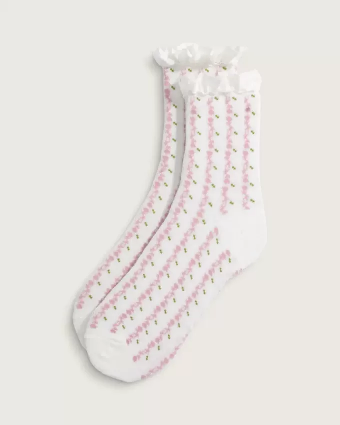 Chaussettes ras du cou en dentelle Sereno