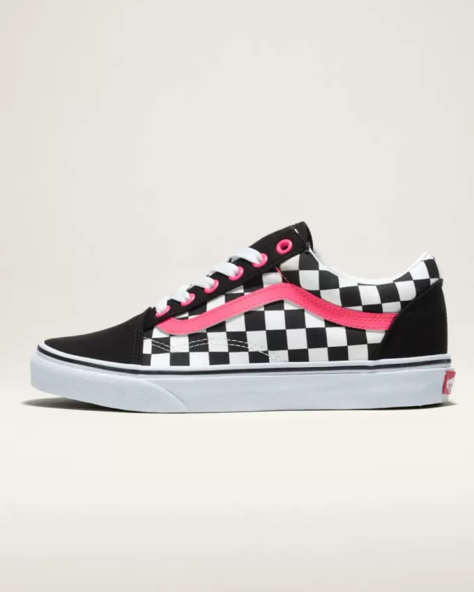 Chaussure à damier Customs Old Skool