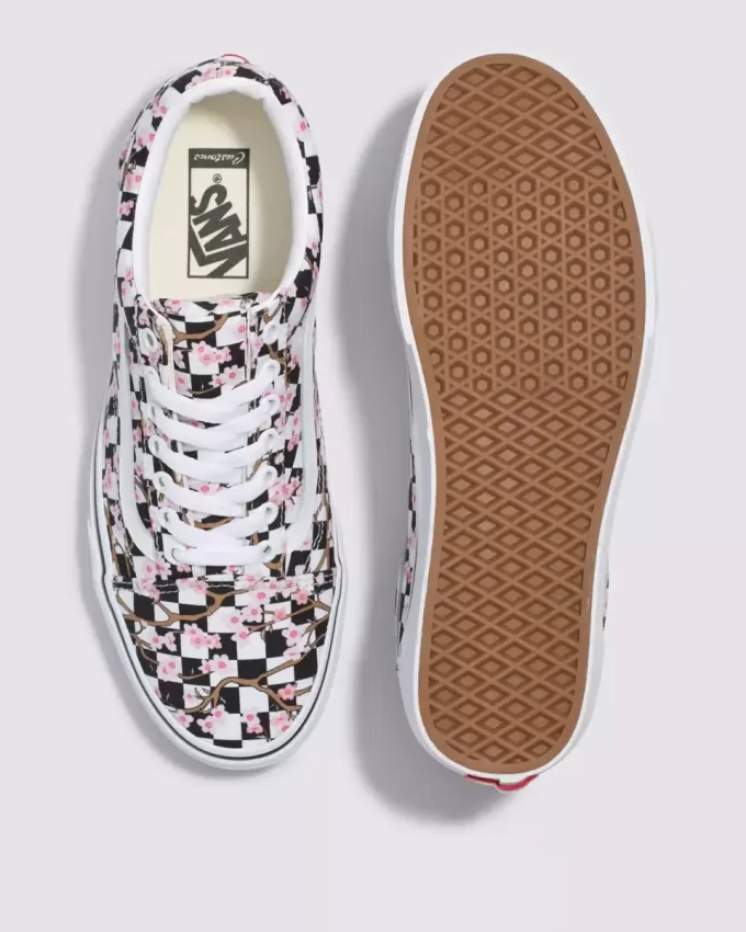 Chaussure à damier Customs Old Skool