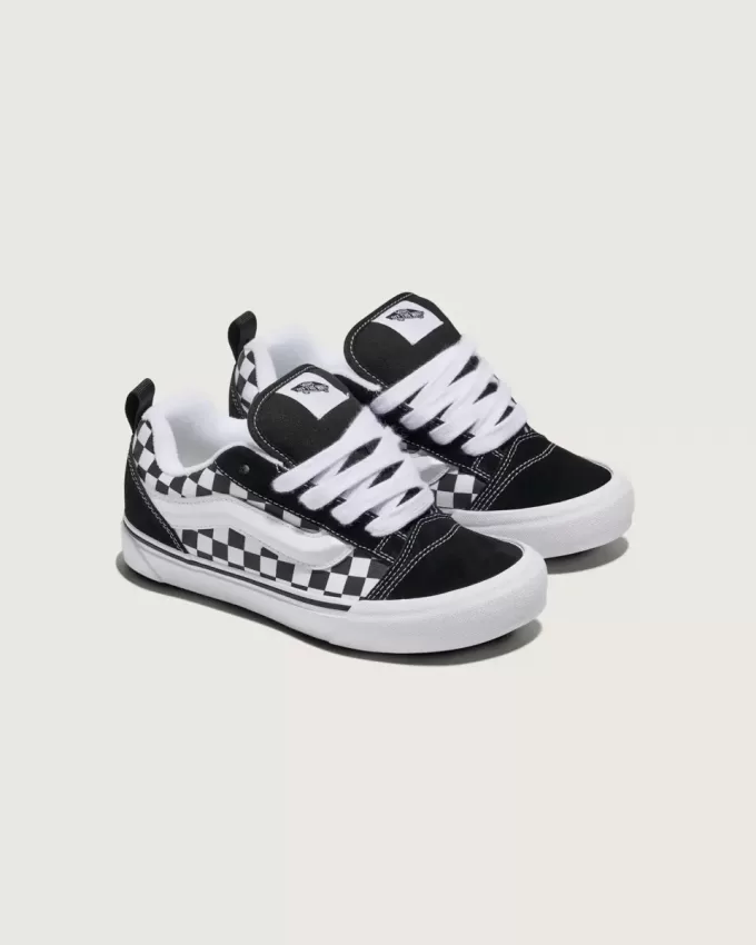 Chaussure à damier Knu Skool pour petits enfants