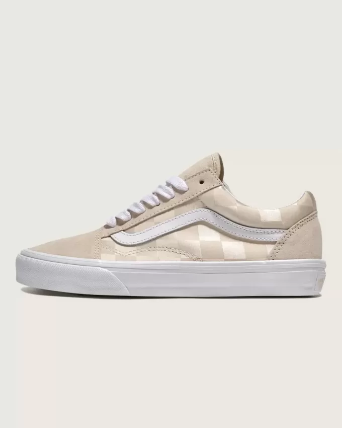 Chaussure en satin à damier Old Skool