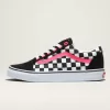 Chaussure large à damier Old Skool Customs