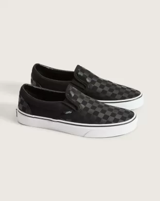 Chaussures classiques à enfiler en damier