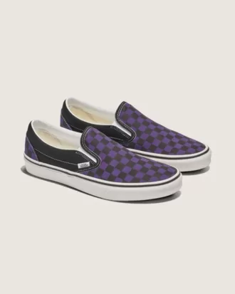 Chaussures classiques à enfiler en damier