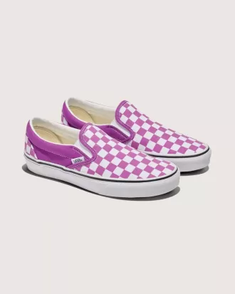 Chaussures classiques à enfiler en damier