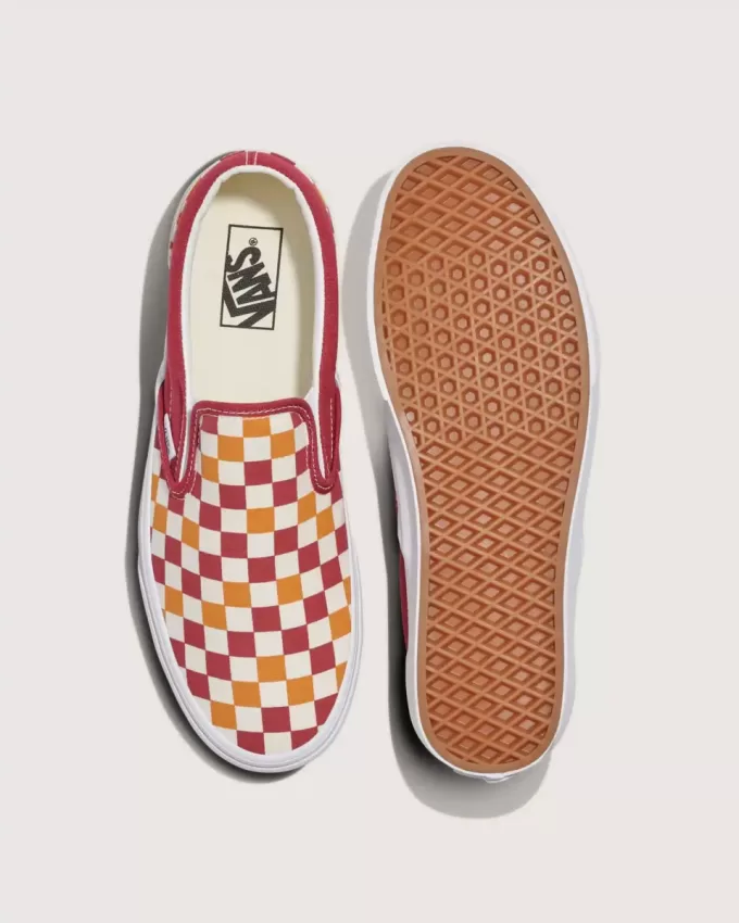 Chaussures classiques à enfiler en damier