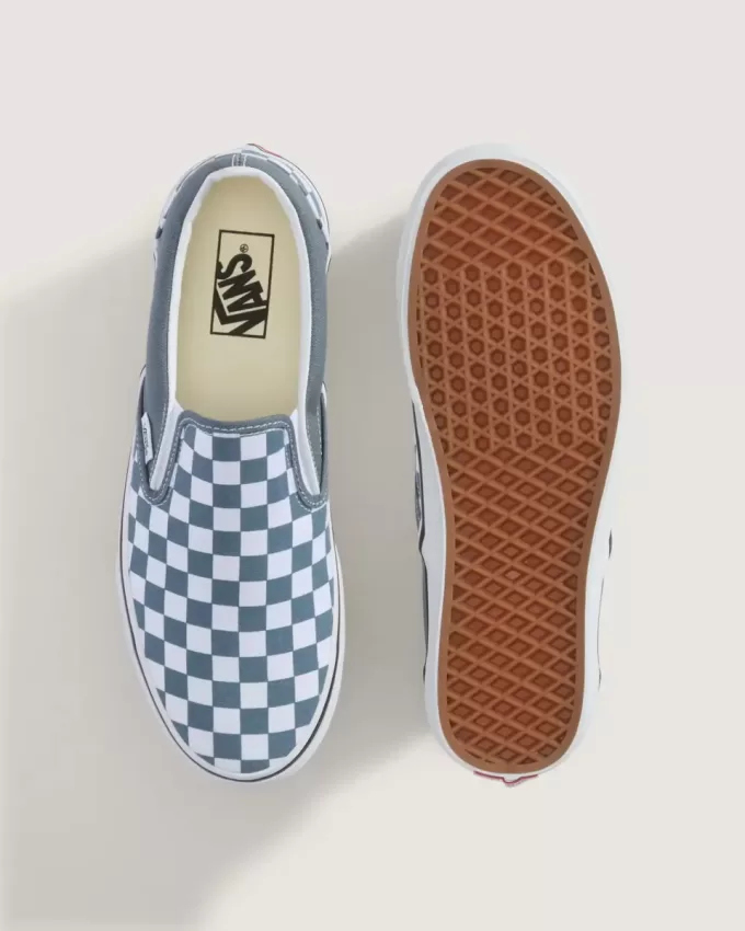 Chaussures classiques à enfiler en damier