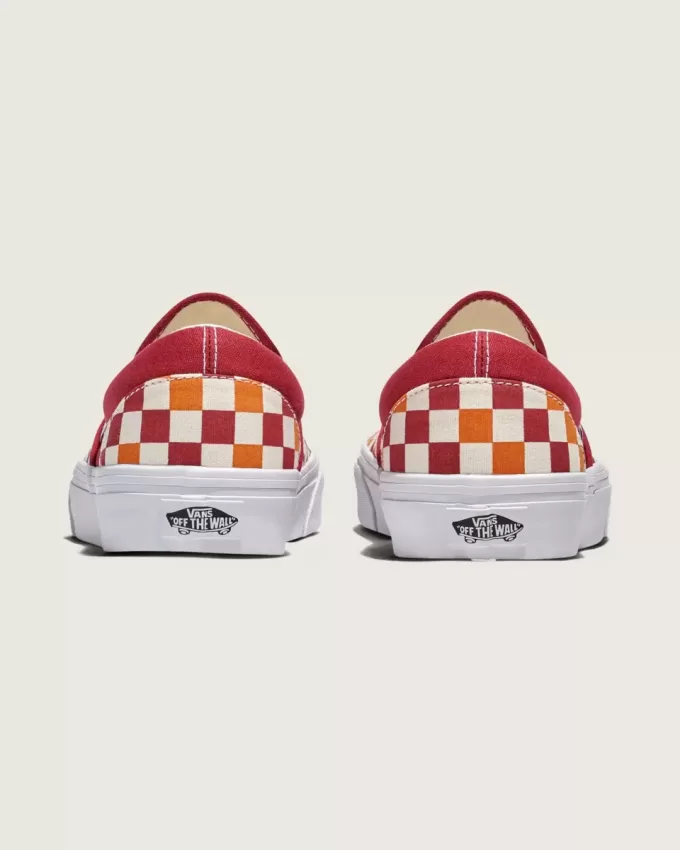 Chaussures classiques à enfiler en damier