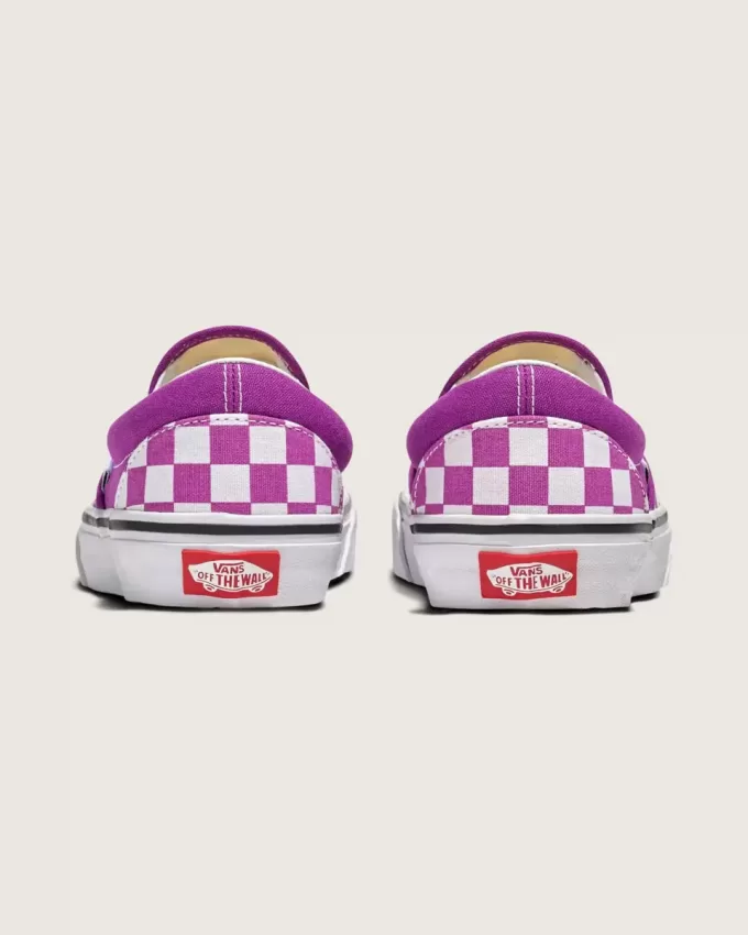 Chaussures classiques à enfiler en damier