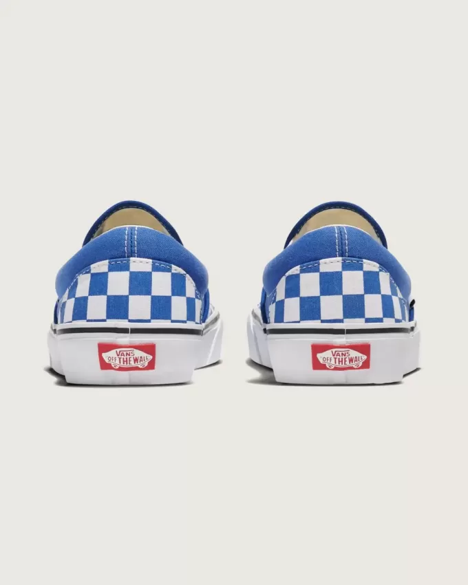 Chaussures classiques à enfiler en damier