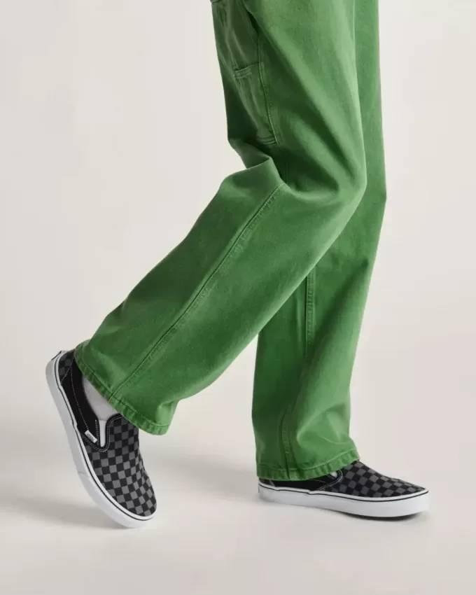 Chaussures classiques à enfiler en damier