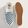 Chaussures classiques à enfiler en damier de qualité supérieure
