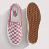 Chaussures classiques à enfiler et à plateforme en damier
