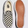 Chaussures classiques à enfiler à motif damier pour grands enfants