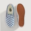 Chaussures classiques à enfiler à motif damier pour petits enfants
