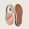 Chaussures classiques à enfiler à motif damier pour petits enfants