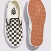 Chaussures classiques à enfiler à motif damier pour petits enfants