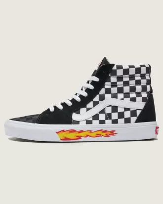 Chaussures Customs Sk8-Hi Checkerboard