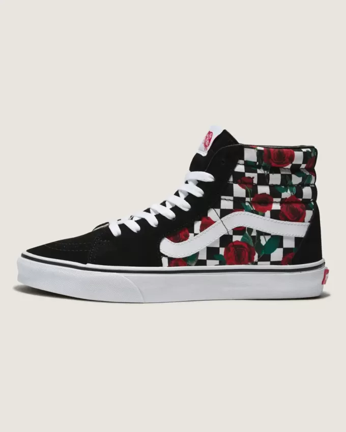Chaussures Customs Sk8-Hi Checkerboard