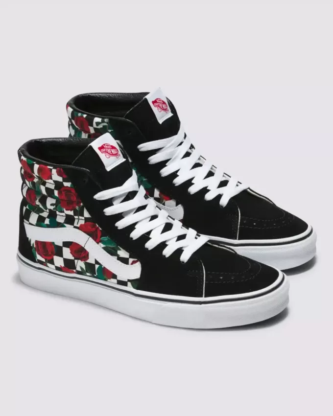 Chaussures Customs Sk8-Hi Checkerboard