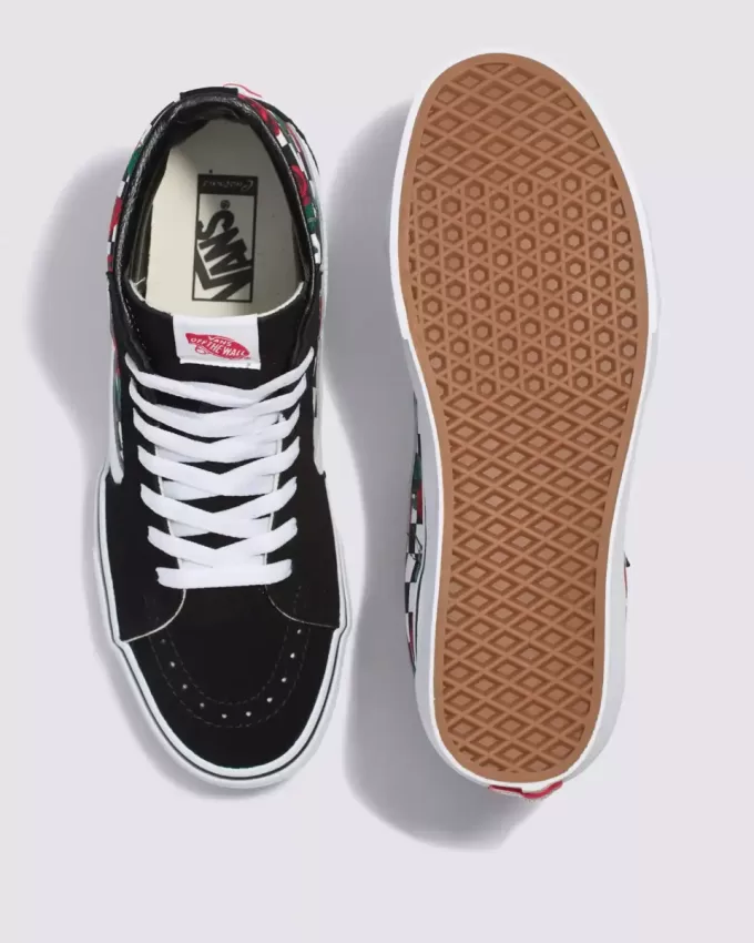 Chaussures Customs Sk8-Hi Checkerboard