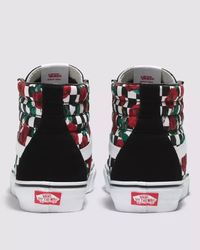 Chaussures Customs Sk8-Hi Checkerboard