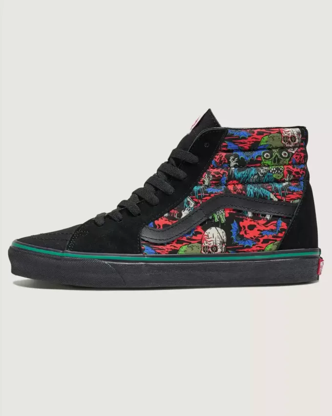 Chaussures Customs Sk8-Hi Halloween