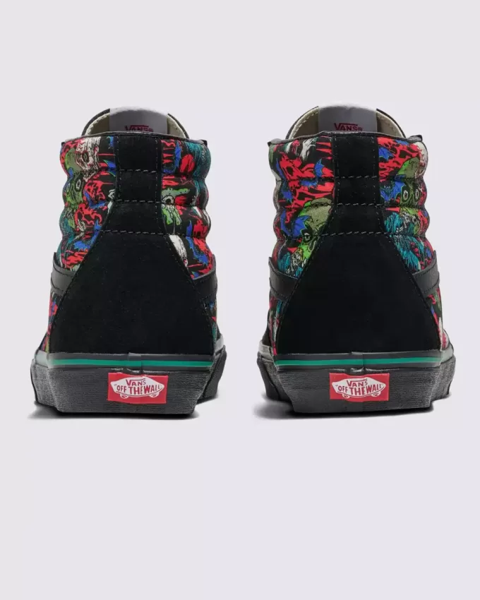 Chaussures Customs Sk8-Hi Halloween