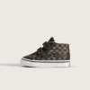 Chaussures à damier Sk8-Mid V pour tout-petits