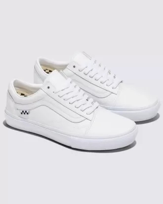 Chaussures de skate en cuir Customs Old Skool