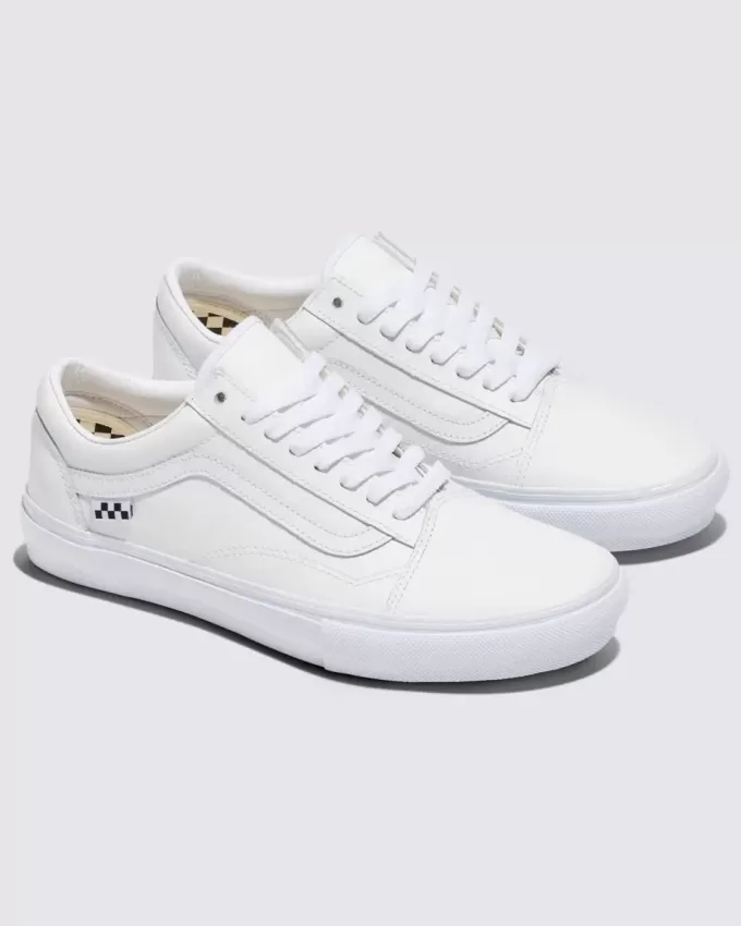 Chaussures de skate en cuir Customs Old Skool