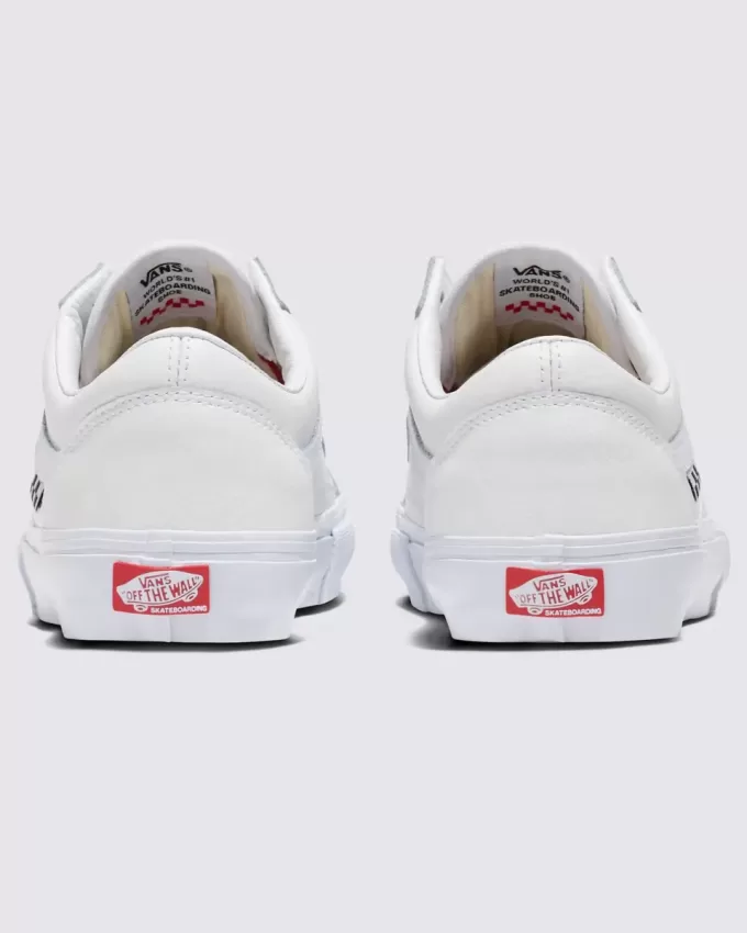 Chaussures de skate en cuir Customs Old Skool