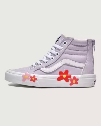 Chaussures à fleurs Sk8-Hi-Zip pour petits enfants