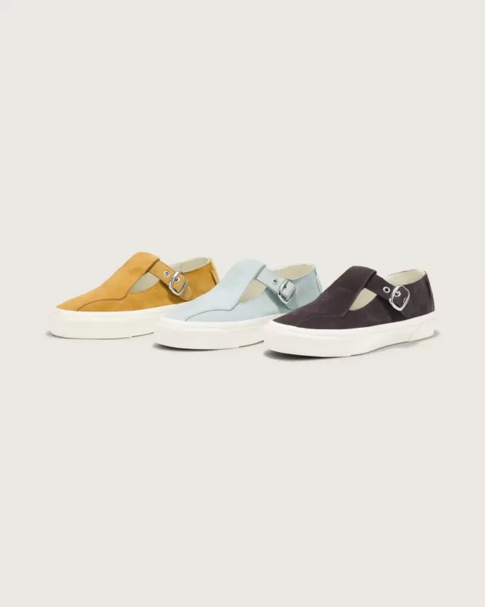 Chaussures Mary Jane en daim de qualité supérieure