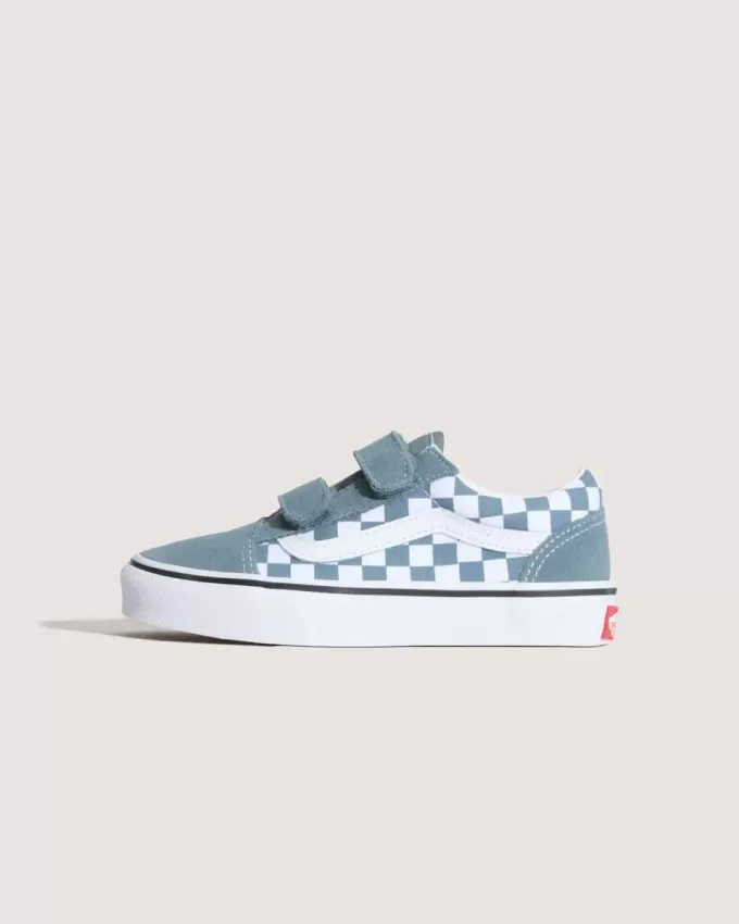 Chaussures Old Skool V à motif damier pour petits enfants